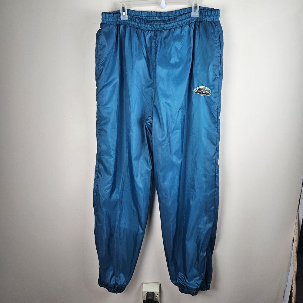 Jacksonville Jaguars 90s GAME DAY Men’s Track Pants Size XXL Teal 90s old logo